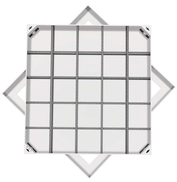 叠彩不锈钢方井展示